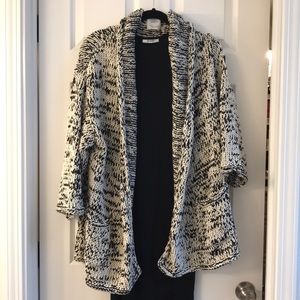 Zara Chunky Knit Oversized Cardigan